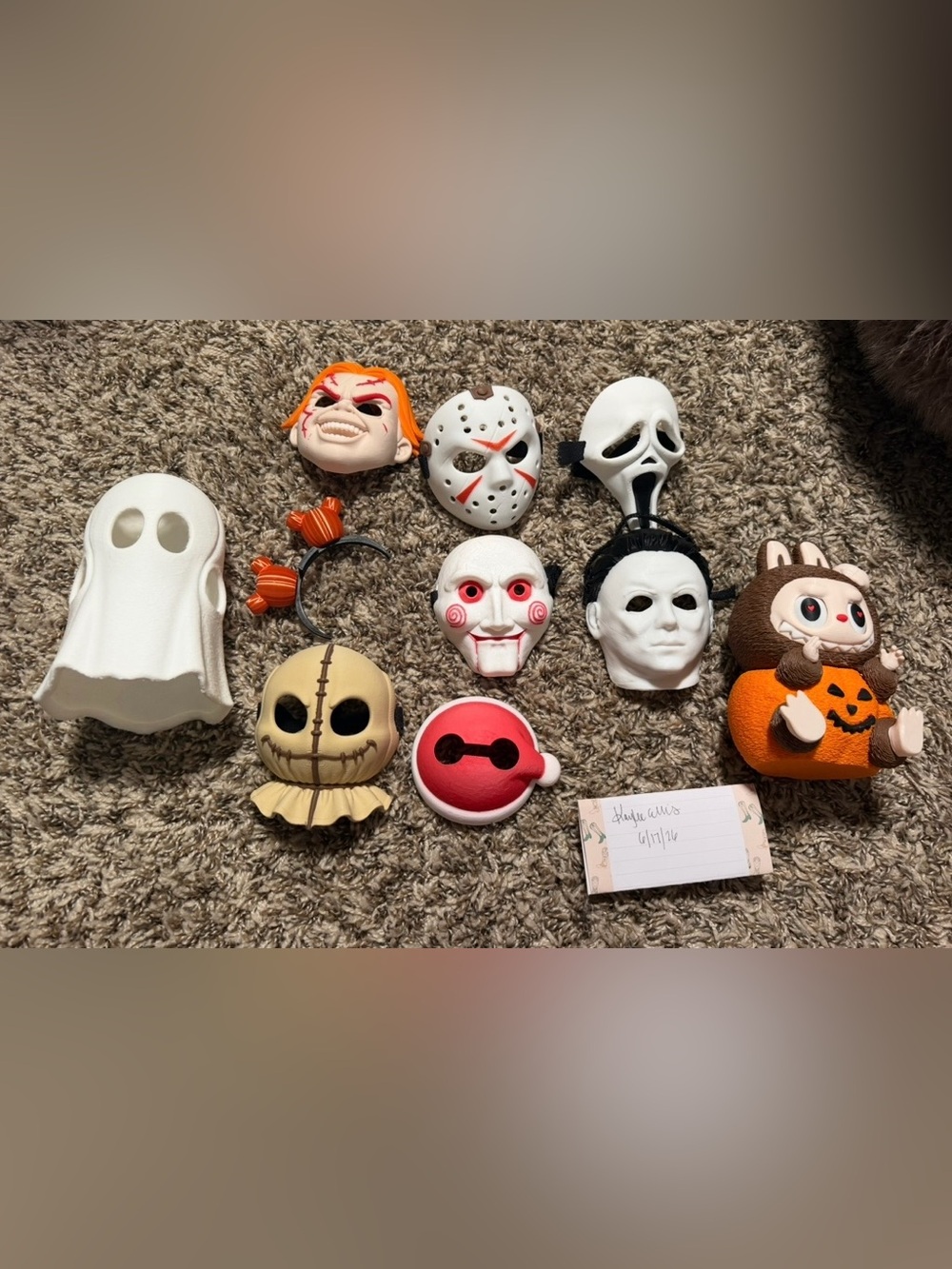 3D Printed Labubu Masks & Figure
